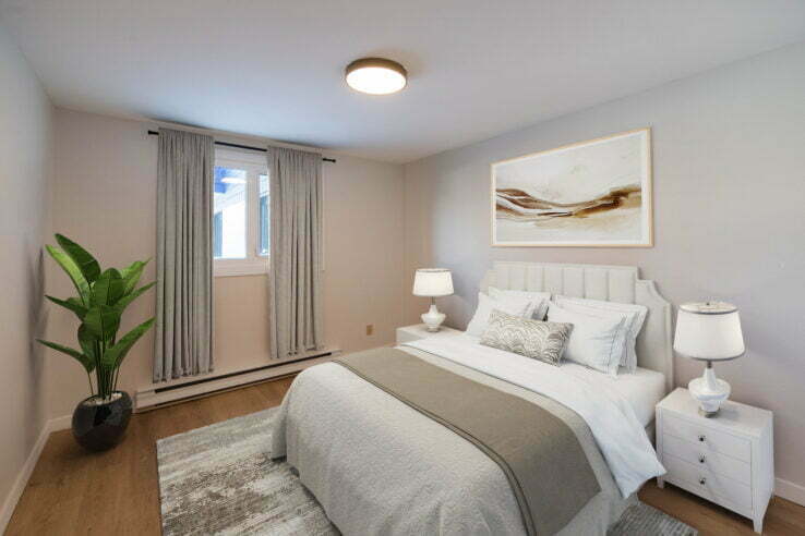 bathroom in a 1 bedroom unit at Charlesdale Gardens in Winnipeg, ManitobaCharlesdale Gardens in Winnipeg, Manitoba