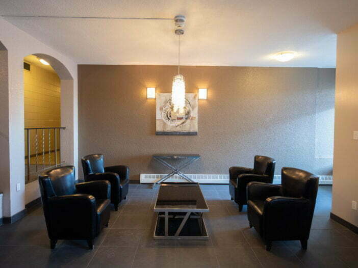 lobby of Dakota Towers in Winnipeg, Manitoba