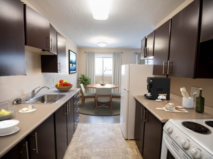 bedroom in a 1 bedroom unit at Lord Ainslie in Winnipeg, Manitoba