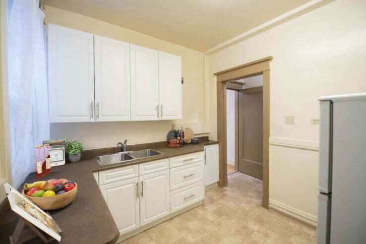 bedroom in a 2 bedroom unit at Panama Court in Winnipeg, Manitoba