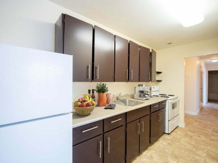 bedroom in a 2 bedroom unit at Rembrandt Gardens in Winnipeg, Manitoba