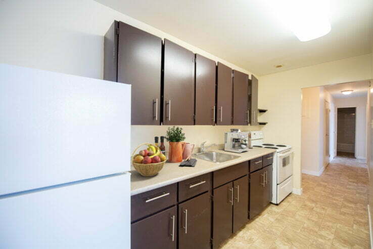 bedroom in a 2 bedroom unit at Rembrandt Gardens in Winnipeg, Manitoba