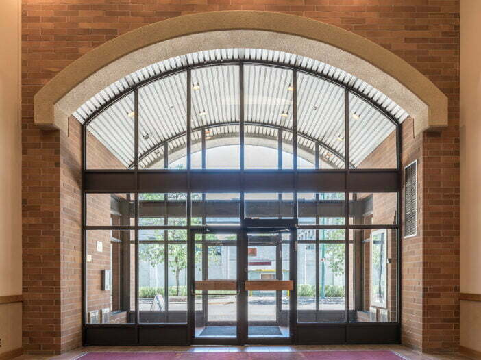 lobby of Rideau Tower in Winnipeg, Manitoba
