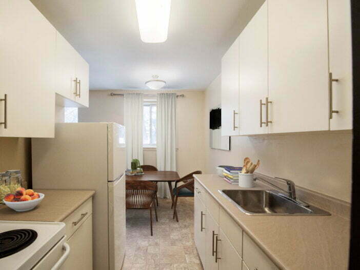 bedroom in a 2 bedroom unit at Stanley Grove in Winnipeg, Manitoba